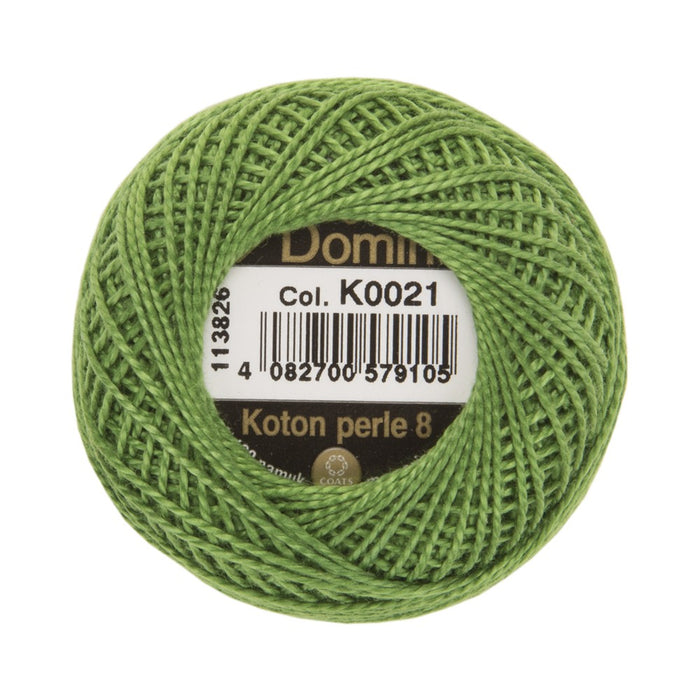 Domino Koton Perle 8gr Yeşil No:8 Nakış İpliği - K0021