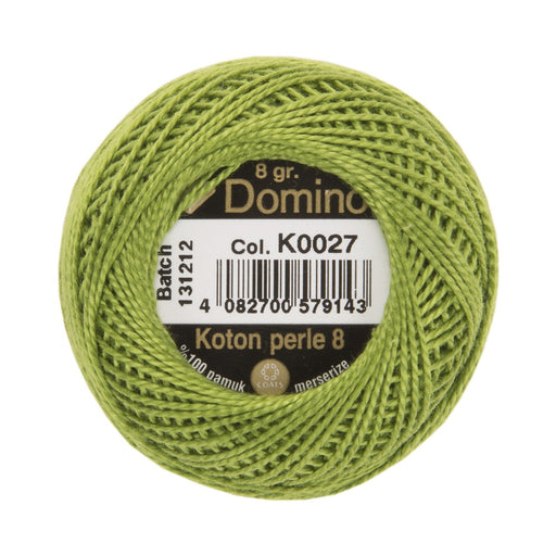 Domino Koton Perle 8gr Yeşil No:8 Nakış İpliği - K0027