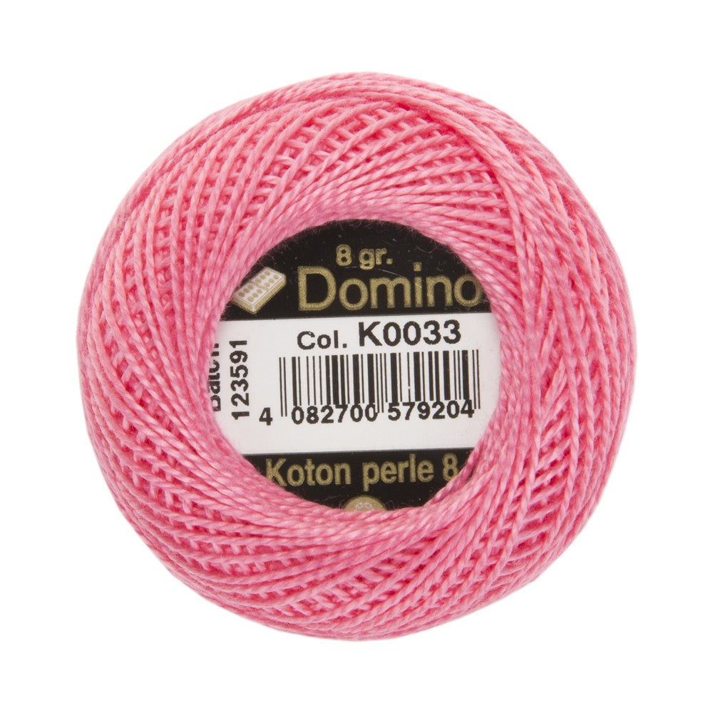 Domino Koton Perle 8gr Pembe No:8 Nakış İpliği - K0033