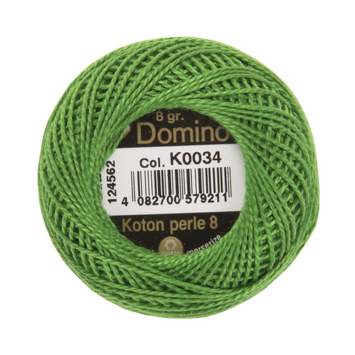 Domino Koton Perle 8gr Yeşil No:8 Nakış İpliği - K0034