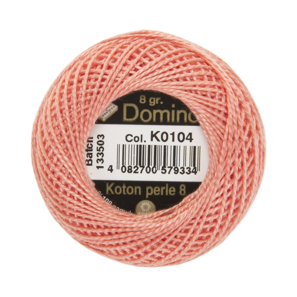 Domino Koton Perle 8gr Pembe No:8 Nakış İpliği - K0104
