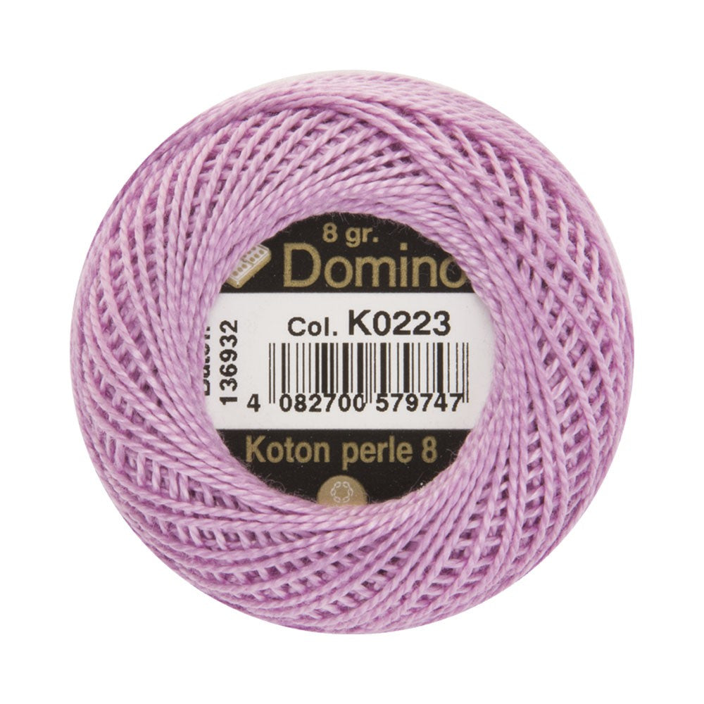Domino Koton Perle 8gr Mor No:8 Nakış İpliği - K0223