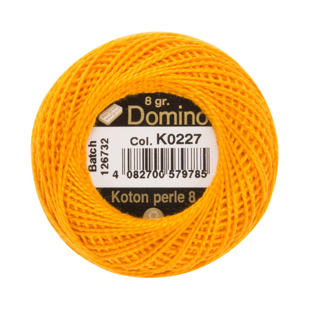 Domino Koton Perle 8gr Turuncu No:8 Nakış İpliği - K0227