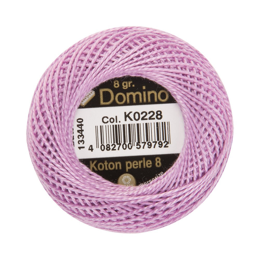 Domino Koton Perle 8gr Mor No:8 Nakış İpliği - K0228