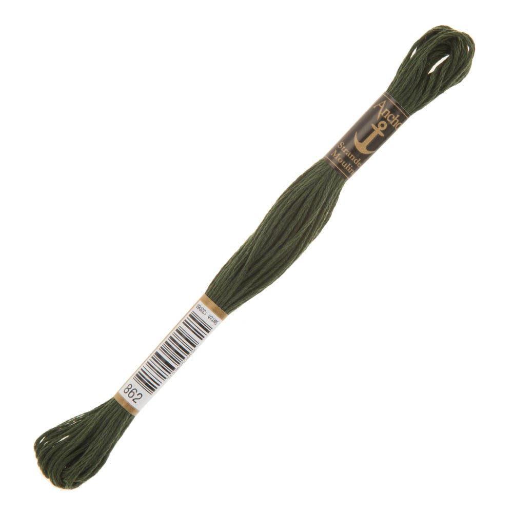 Anchor Muline 8m Yeşil Nakış İpliği - 0862