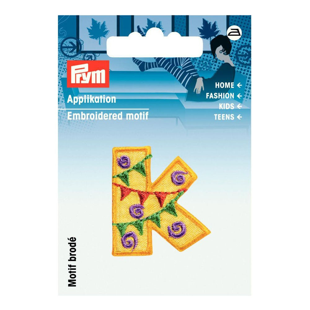 PRYM K Harfi Desenli Aplike - 924242