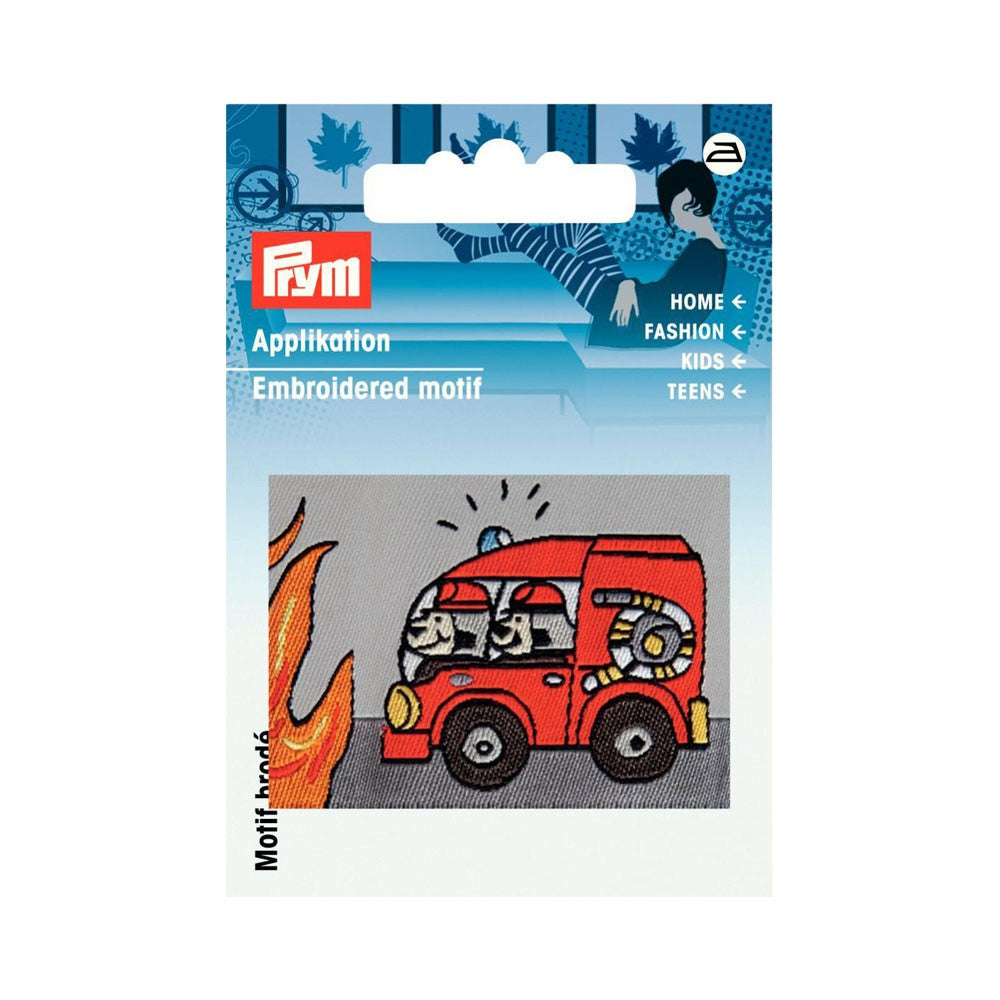 PRYM İtfaiye Arabası Desenli Aplike - 923111