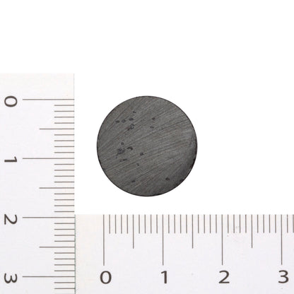 Hobium 5 Adet 17x3 Mm Yuvarlak Siyah Seramik Mıknatıs 