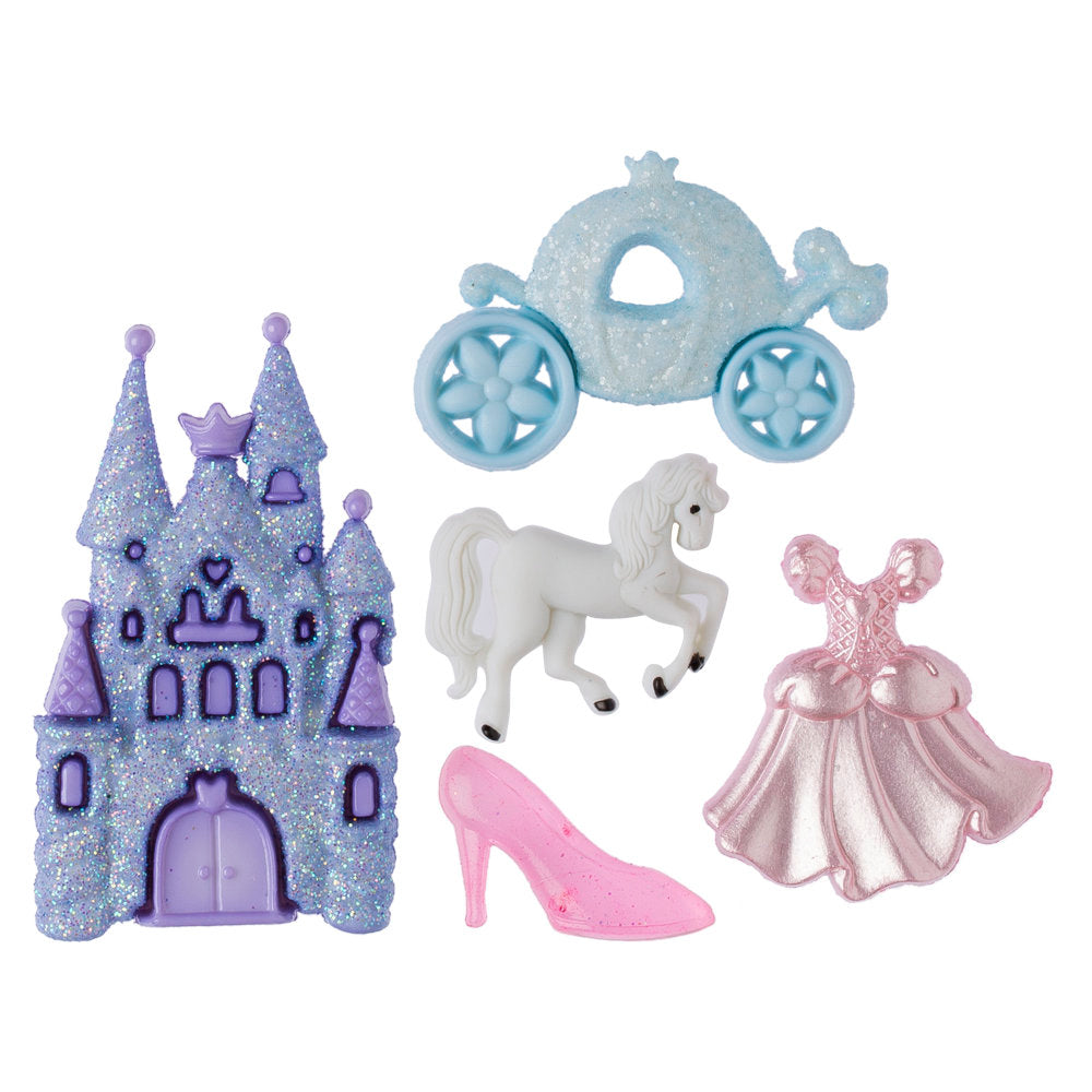 Dress It Up Sindirella Temalı Dekoratif Düğme - 4670
