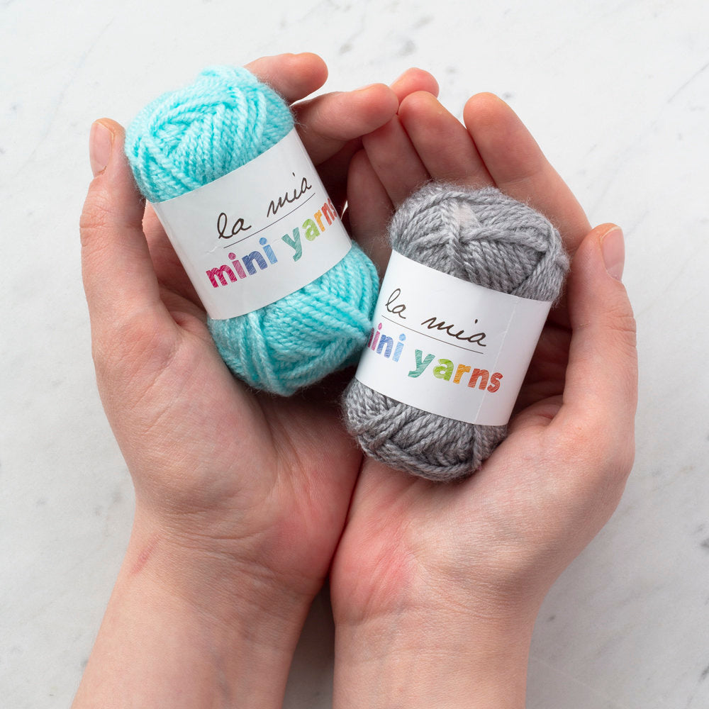 La Mia Mini Yarns 20'li Paket 10gr Renkli El Örgü İpi