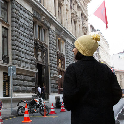 La Mia Angora Sarı Bere Kiti