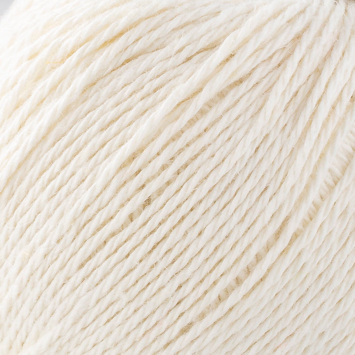 La Mia Linen Cotton Kirli Beyaz El Örgü İpi - L155
