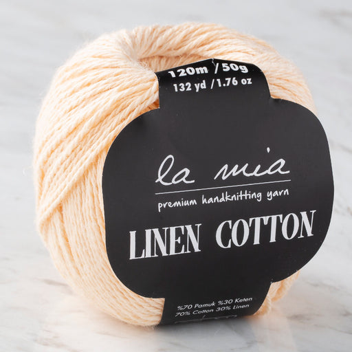 La Mia Linen Cotton Ten Rengi El Örgü İpi - L056