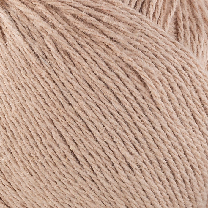 La Mia Linen Cotton Açık Kahverengi El Örgü İpi - L197