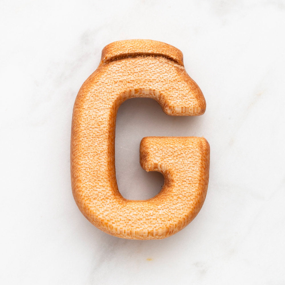 Loren Crafts Organik Ahşap Harf - Ğ