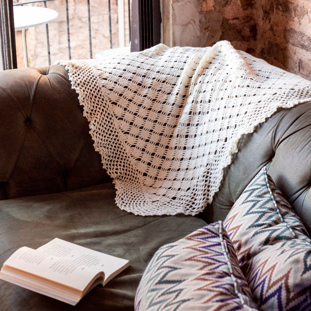 La Mia Lux Mercerized Cotton Sarı El Örgü İpi - 177