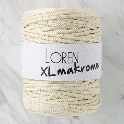 Loren XL Makrome Bej El Örgü İpi - R007