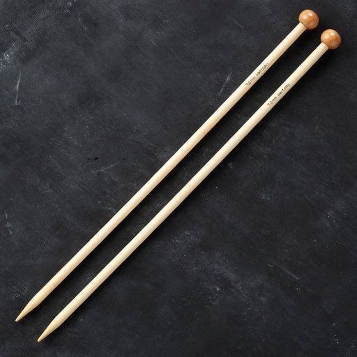 Kartopu Bamboo 33 cm 7 mm Ahşap Japon Örgü Şişi