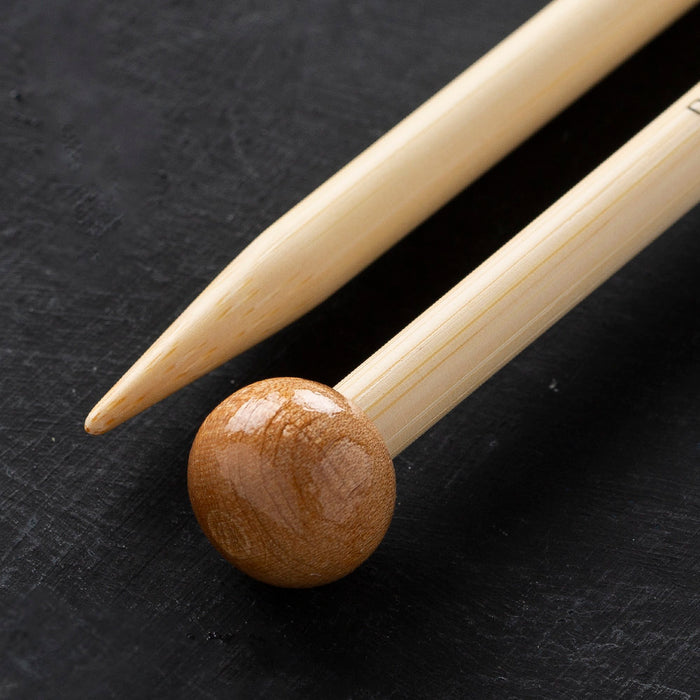 Kartopu Bamboo 33 cm 7 mm Ahşap Japon Örgü Şişi