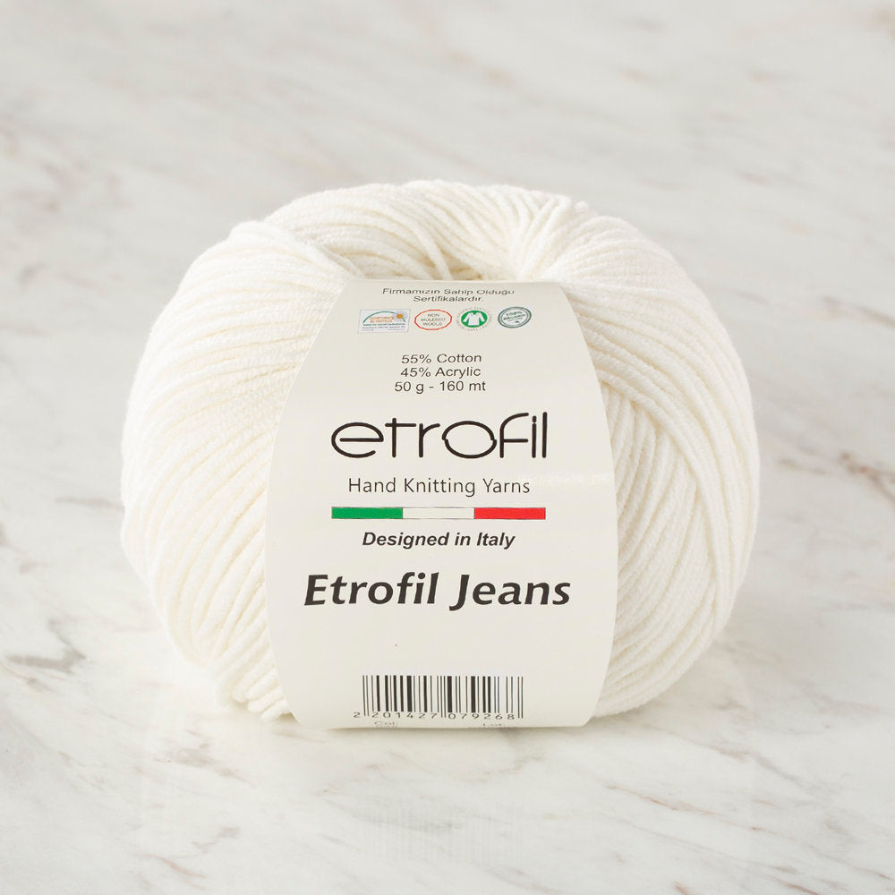 Etrofil Jeans Ekru El Örgü İpi - 028