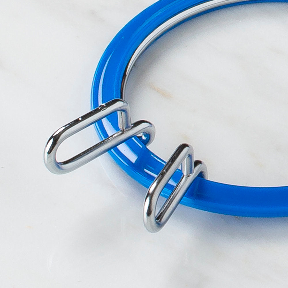 Nurge 58 mm Mavi Küçük Metal Nakış Kasnak