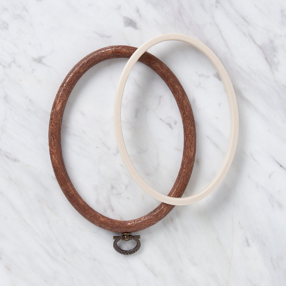 Nurge Plastik Pano Oval Kasnak No.2 