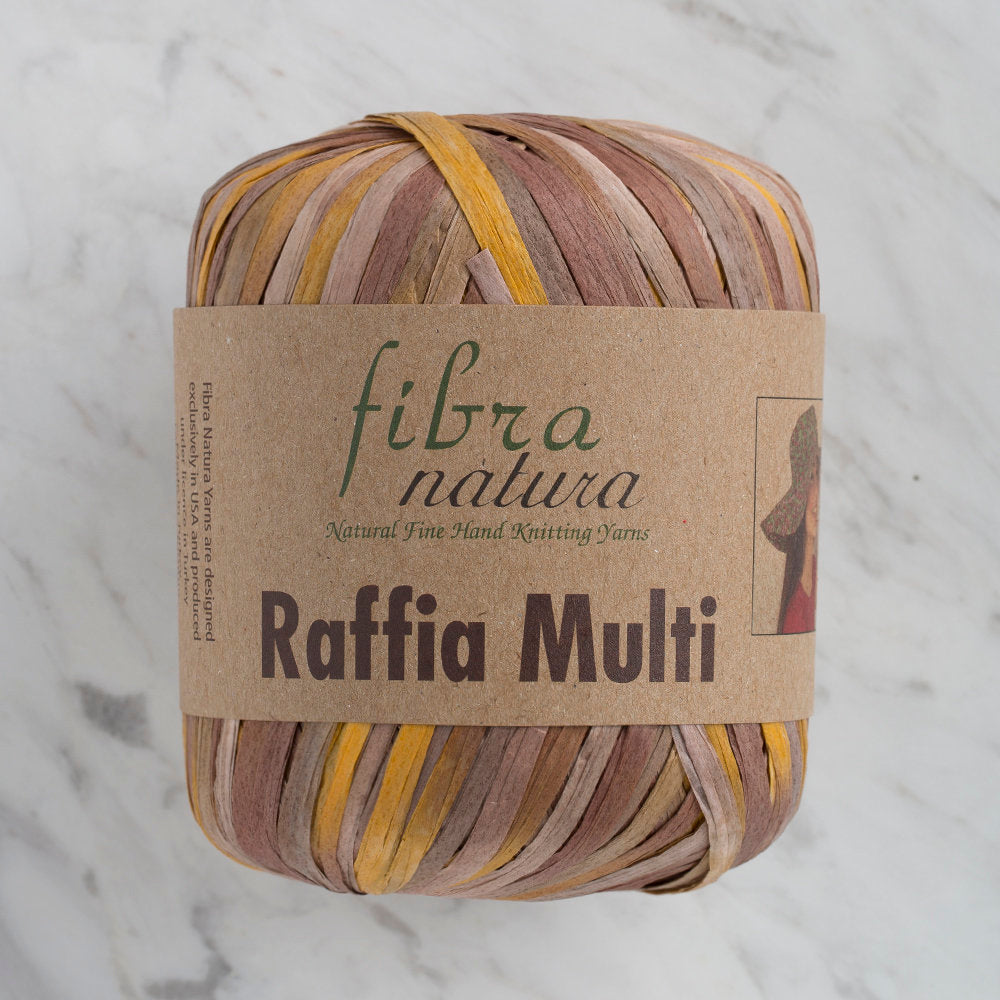 Fibra Natura Raffia Multi 35gr Ebruli Kağıt İp - 117-04