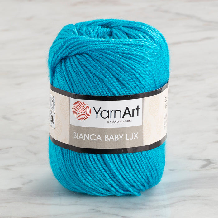 YarnArt Bianca Baby Lux  50gr Mavi Bebek Yünü - 357