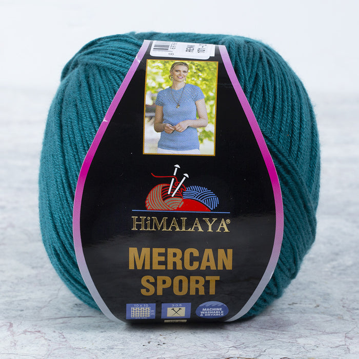 Himalaya Mercan Sport Petrol Mavi El Örgü İpi - 101-23