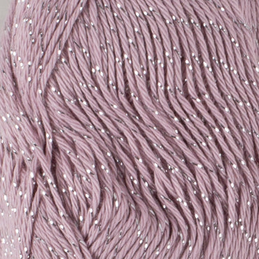 Smc Catania Glamour 50 gr Gümüş Simli Pudra Pembe El Örgü İpi -00145