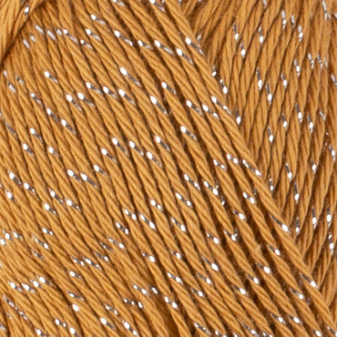 Smc Catania Glamour 50 gr Gümüş Simli Kahverengi El Örgü İpi -00120