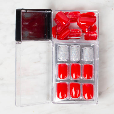 Arty Takma Tırnak Seti \ Gümüş Simli