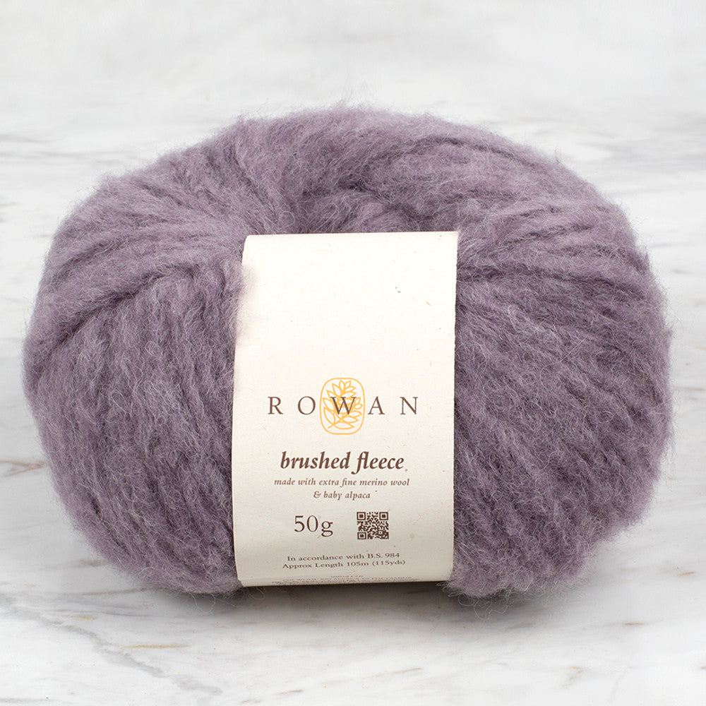 Rowan Brushed Fleece 50gr Mor El Örgü İpi - 270