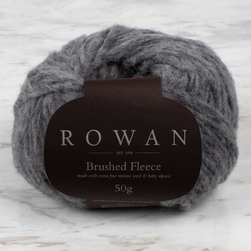 Rowan Brushed Fleece 50gr Gri El Örgü İpi - 253