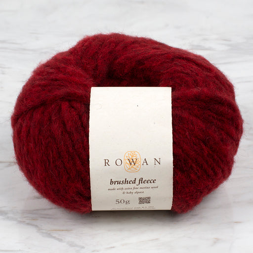 Rowan Brushed Fleece 50gr Koyu kırmızı El Örgü İpi - 260
