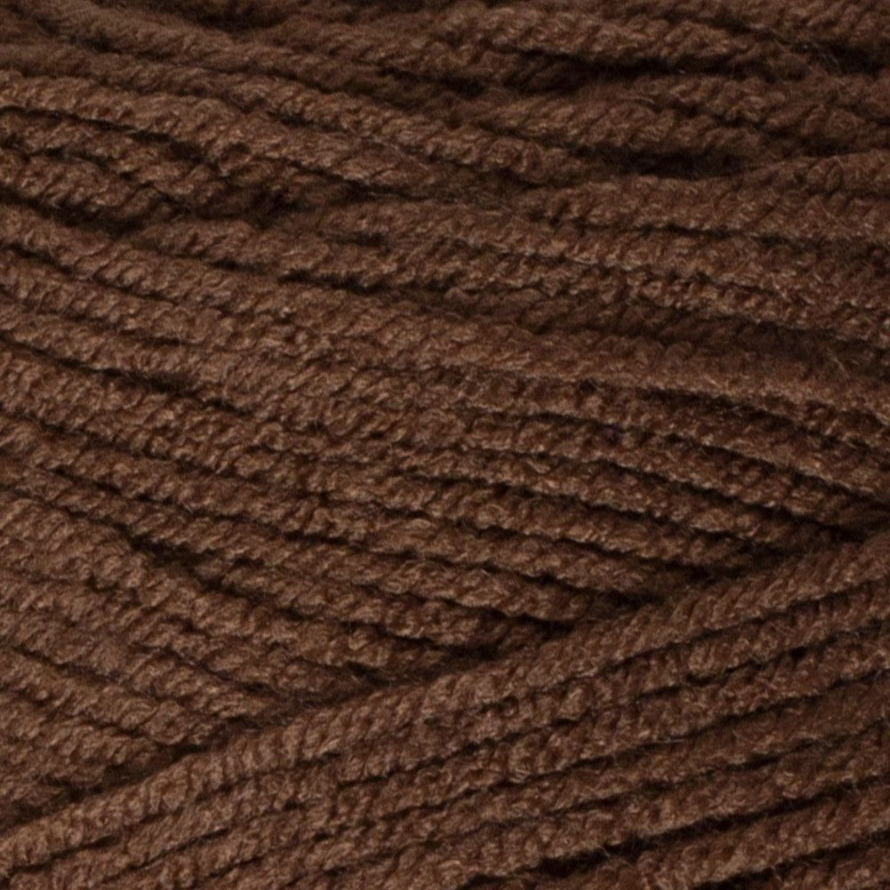 Himalaya Süper Soft Yarn 200 Gr Kahverengi El Örgü İpi - 80846