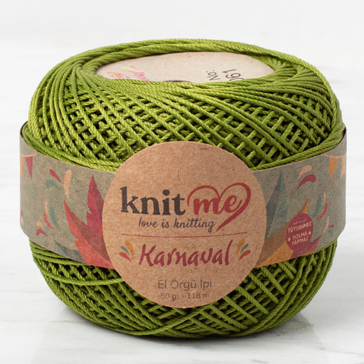 Knit Me Karnaval Yeşil El Örgü İpi - 00061