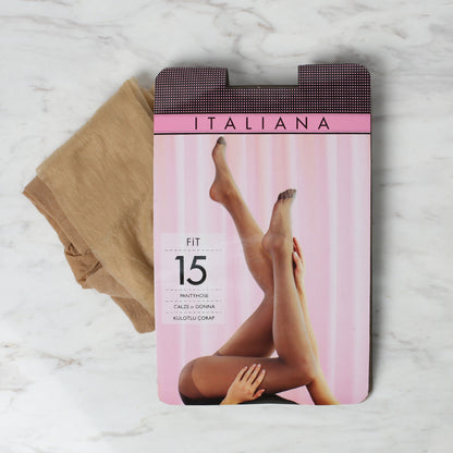 Italiana 108 Fit 15  Külotlu Çorap , Sahra Ten, 52/2
