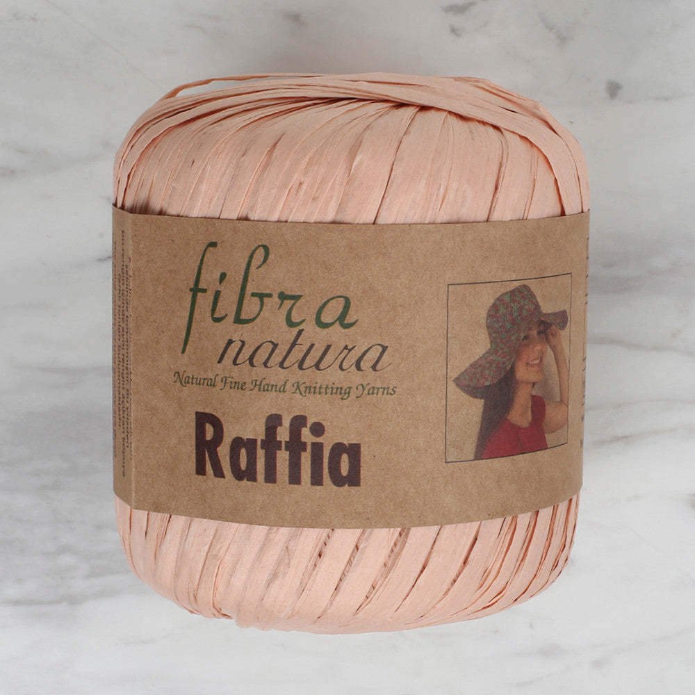 Fibra Natura Raffia 40gr Açık Somon Kağıt İp - 116-23