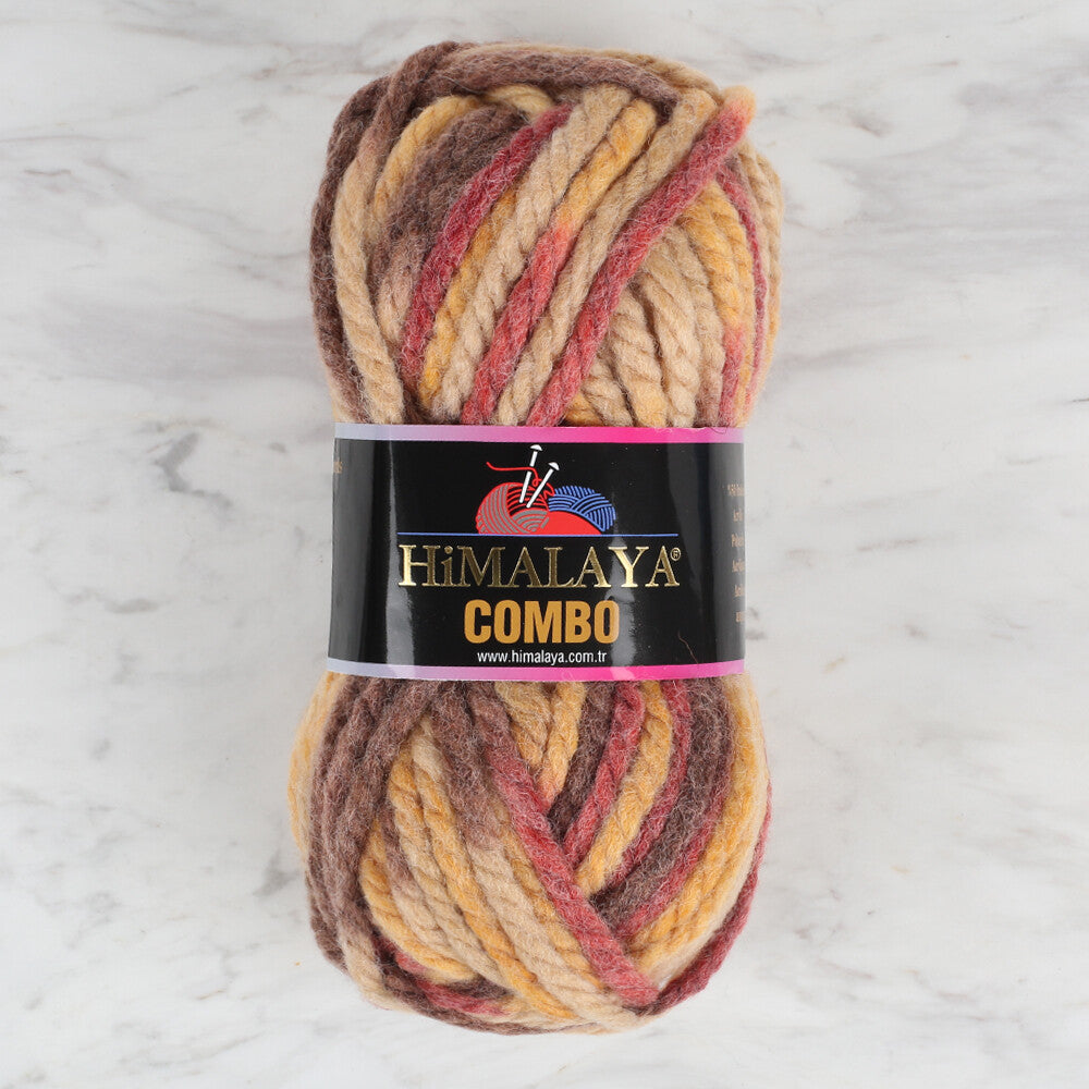 Himalaya Combo Ebruli El Örgü İpi -08