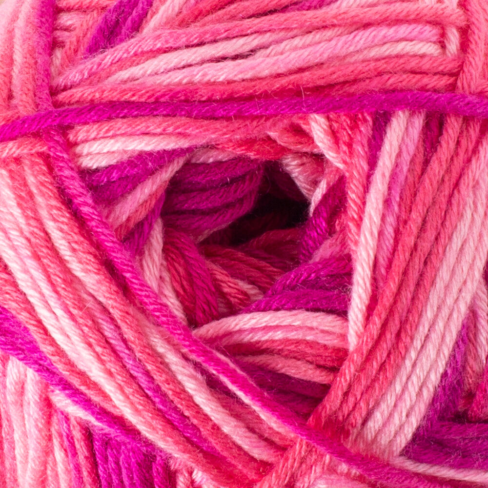 Himalaya Mercan Batik Ebruli El Örgü İpi - 59502