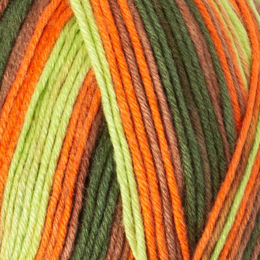 Himalaya Mercan Batik Ebruli El Örgü İpi - 59519