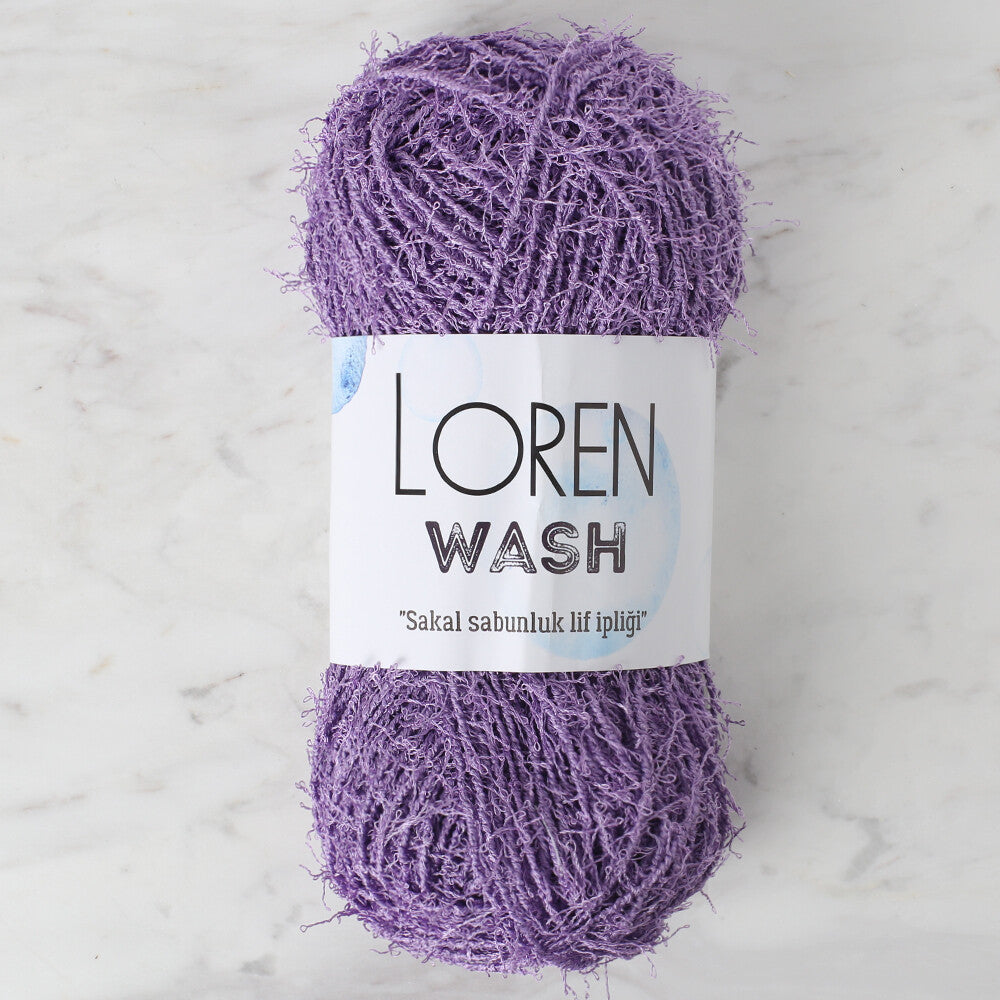 Loren Wash Lila El Örgü İpi - R020