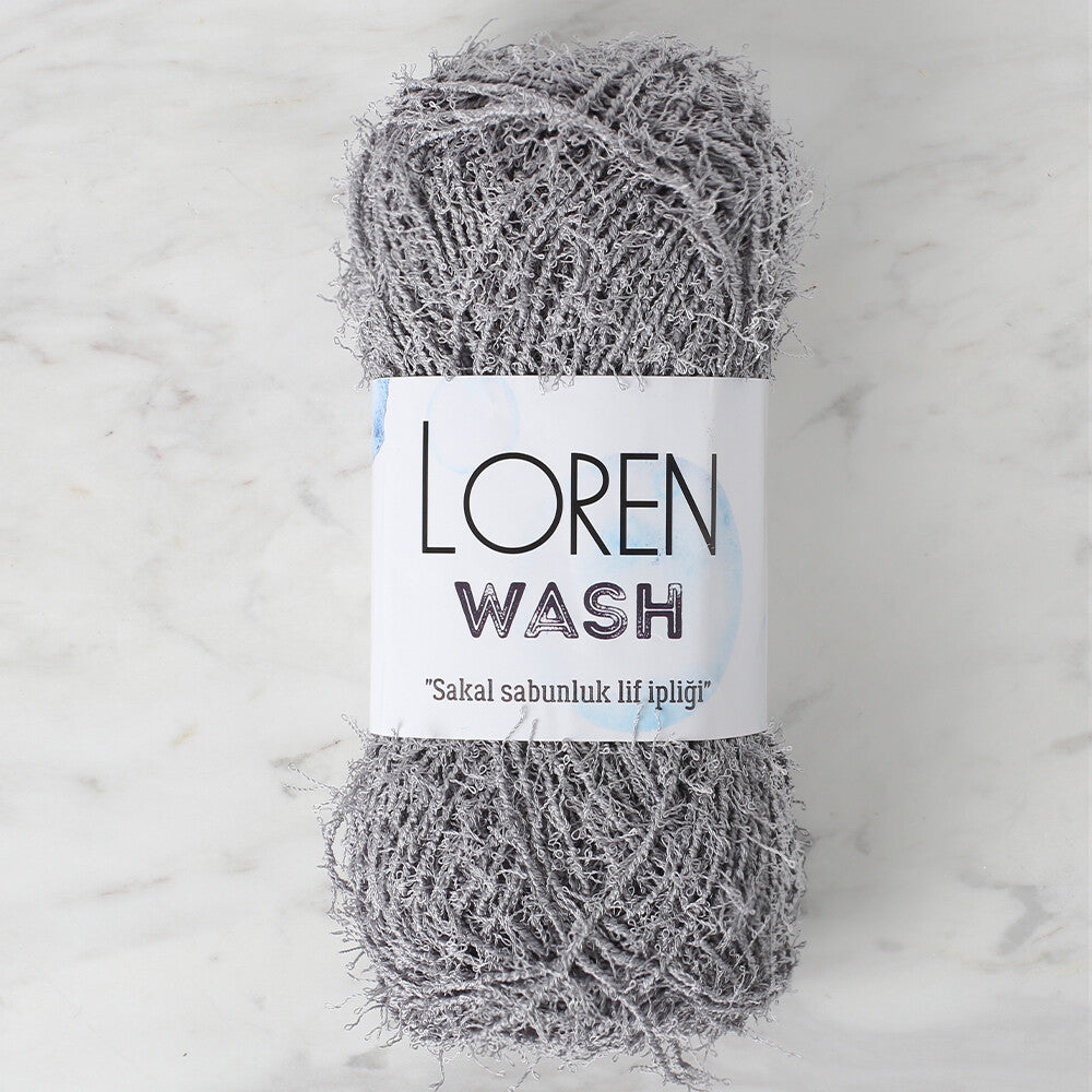 Loren Wash Gri El Örgü İpi - R082