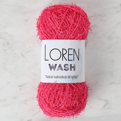 Loren Wash Fuşya El Örgü İpi - R100