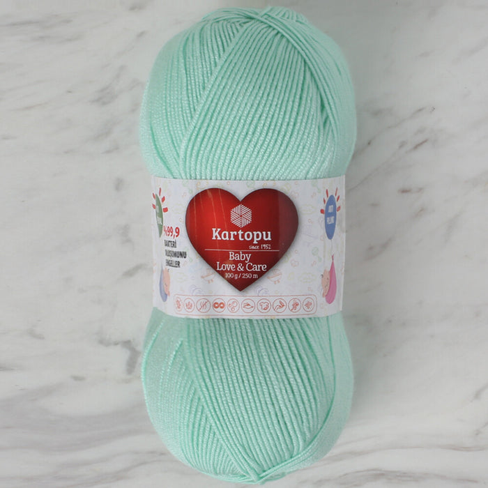 Kartopu Baby & Love Care Mint Yeşili El Örgü İpi -K507