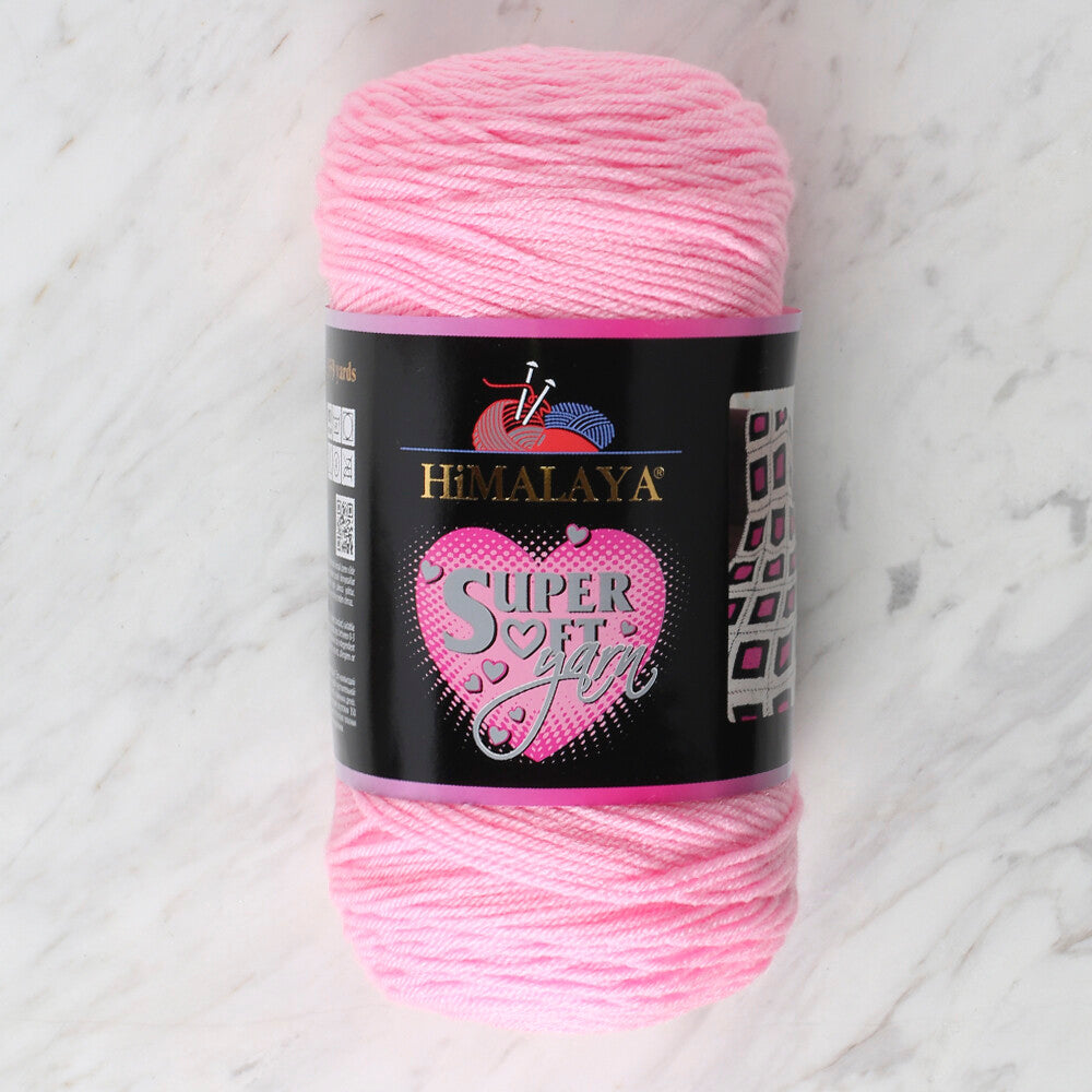 Himalaya Süper Soft Yarn 200 Gr Pembe El Örgü İpi - 80841