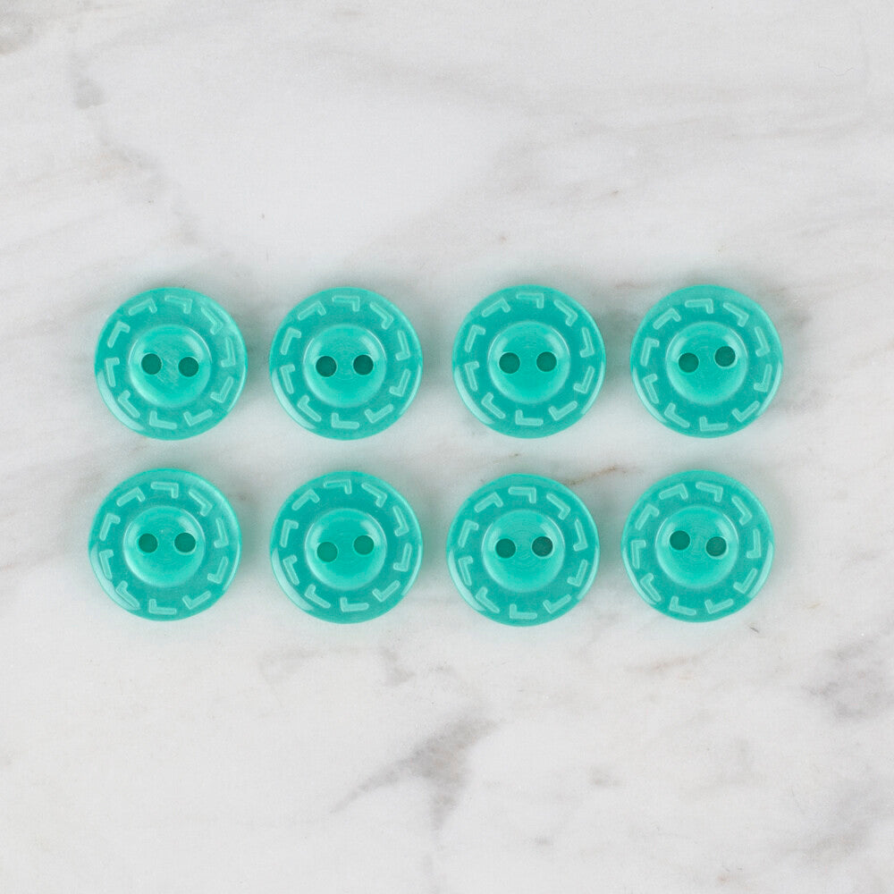 Loren Crafts 8'li Yeşil Düğme - 187