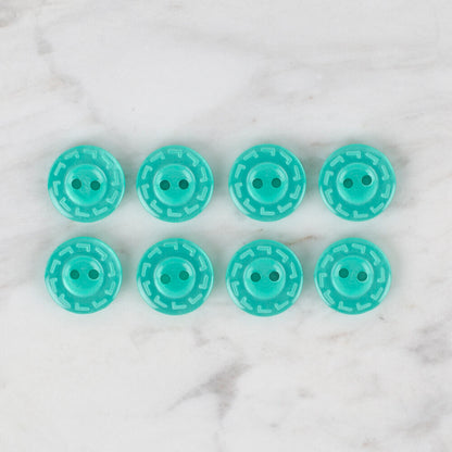 Loren Crafts 8'li Yeşil Düğme - 187