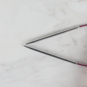 KnitPro Nova Metal 3 Mm 25 Cm Metal Mor Misinalı Şiş10975